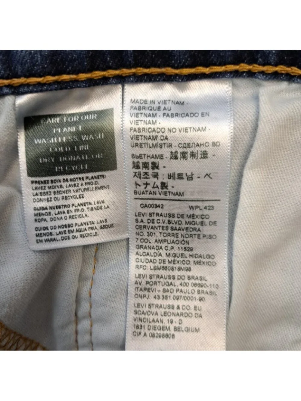 Levis 505 Regular Fit Mens Jeans Straight Leg Blue 34x29 Dark Wash 00505-2195